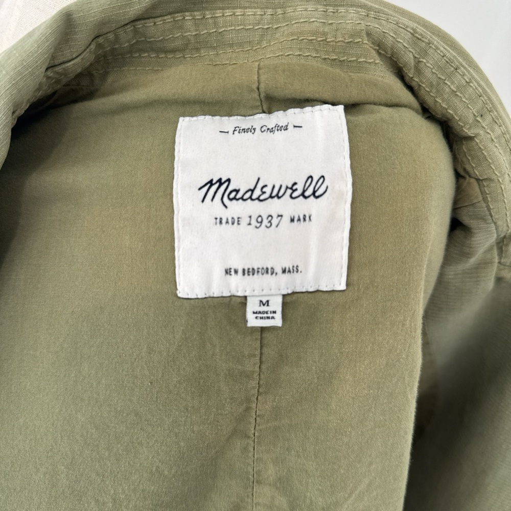 Madewell Olive Green Women's Utility Vest- Medium - Picture 5 of 5